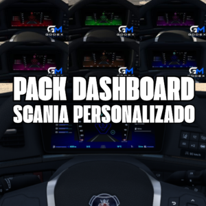 Pack Dashboard Scania 7 Opções - ETS2 / ATS